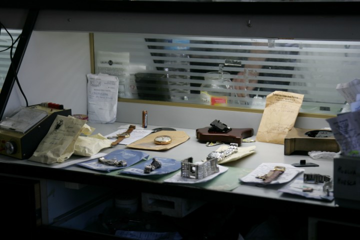 Banco trabajo relojeria